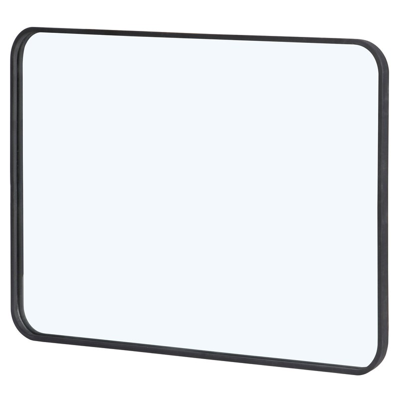 2PCS Black Rectangular Wall Mirror For Bathroom Bedroom Livingroom 24" x 36" gallery