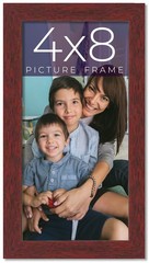 4×8 IN Frame Brown Solid Wood Picture Frame Width 0.75 Inches | Interior Frame D