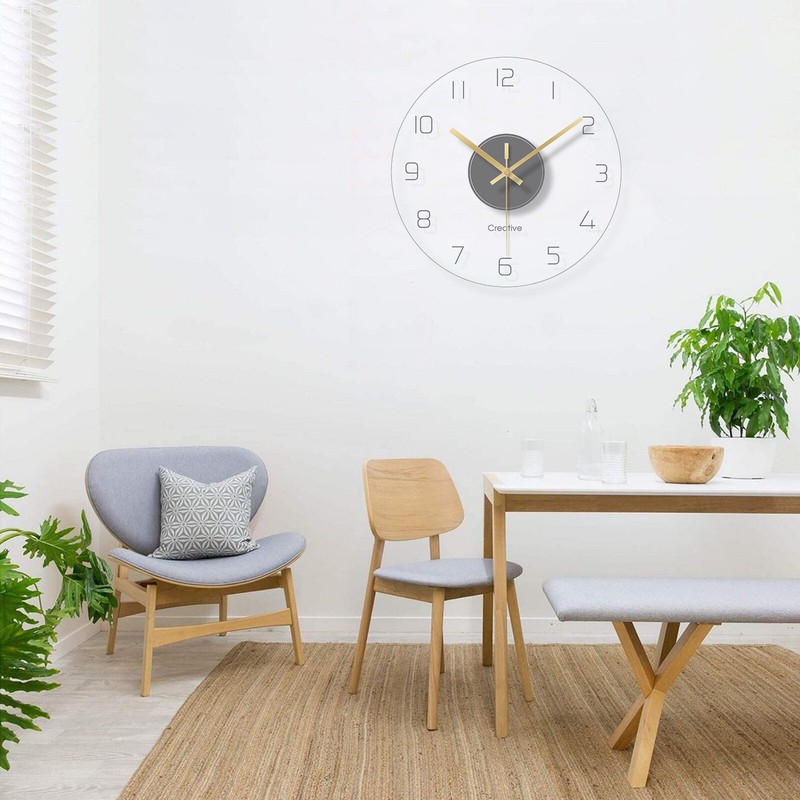 30cm Ultra Thin Design Wall Clock Large Modern Home Office Round Wall Clock gallery