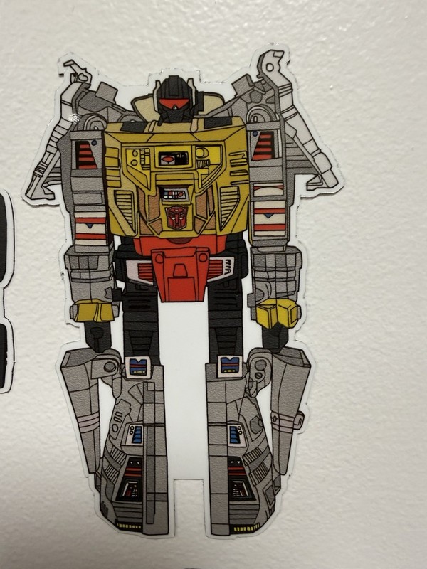 Transforming Robots Multicolor 5 inch magnet Set outdoor car safe waterproof gallery