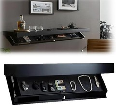 Magic Hidden Storage Box – Wall Mounted Shelf Solid Wood Floating Storag Decor