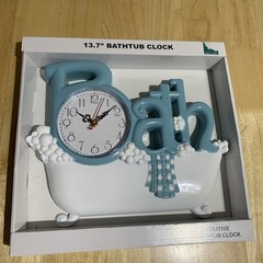 Bathtub Bathroom Quartz Movement Wall Clock