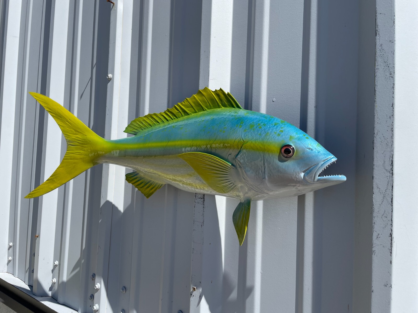 27" Yellowtail Snapper Half Mount Fish Replica - Quick Production gallery