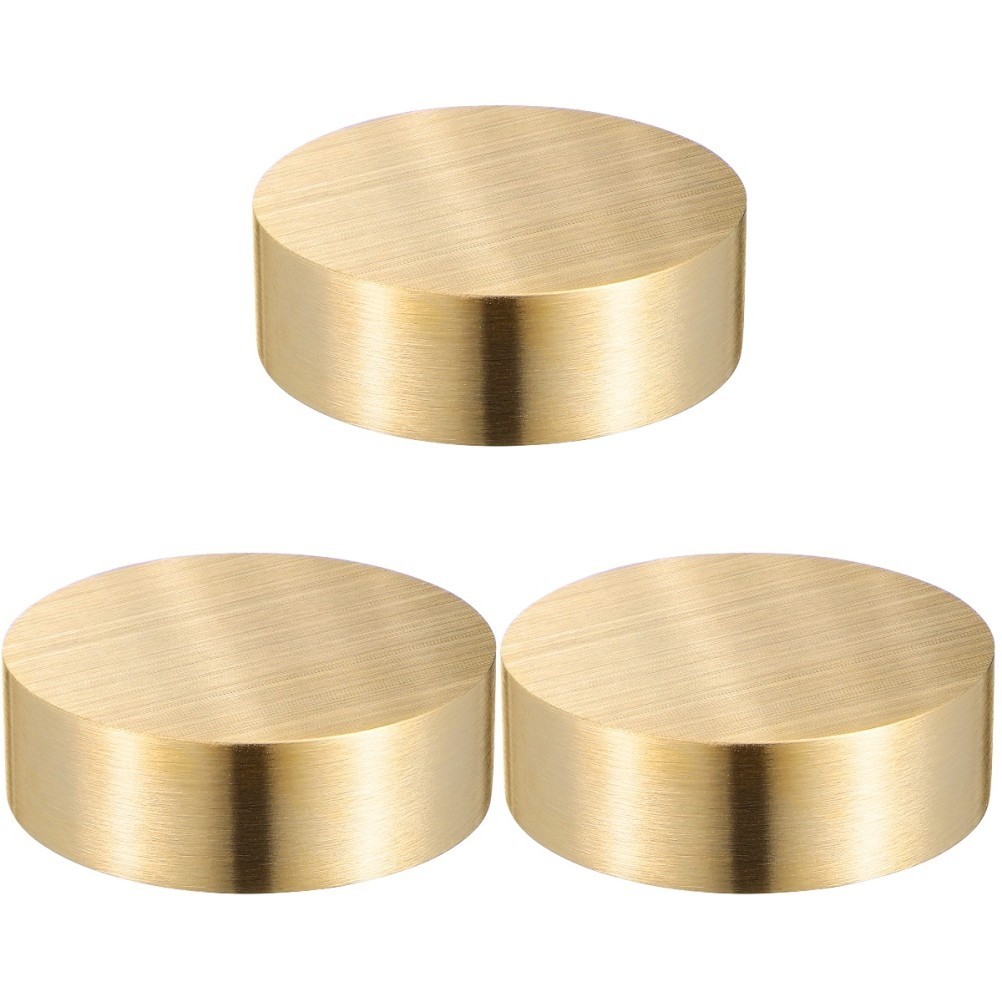 3 Pack Paper Weight Chinese Calligraphy Paperweights for Desk Office Brass Disk gallery