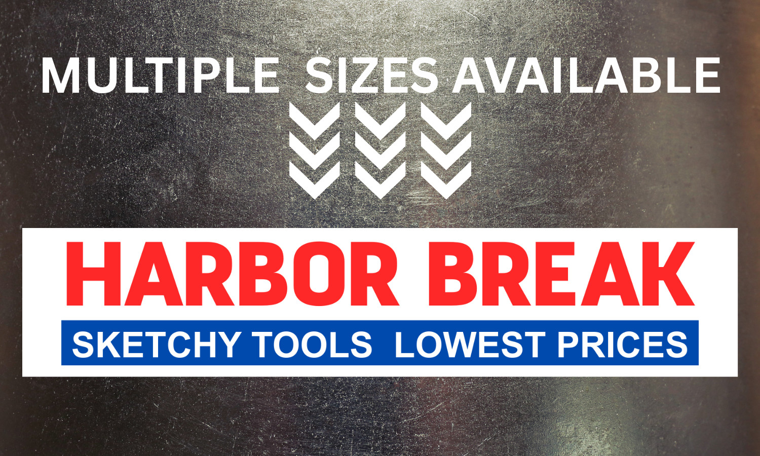 Harbor Freight Tool Parody Sticker Funny Mechanic Garage Humor Decal 6”, 8”, 10' gallery