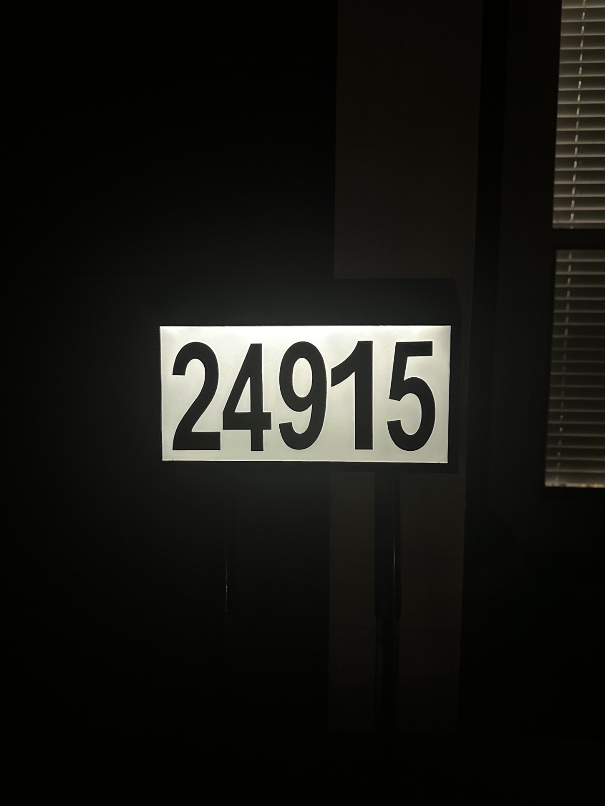 Solar House Numbers Light Waterproof LED Solar Powered Address Sign for Home gallery