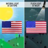 3PC Reflective American Flag Sticker - 5x3 Inches - American Flag Decal Stick... gallery