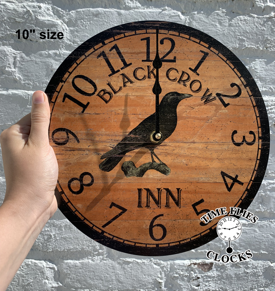 Crow Clock-Black Crow Inn Clock gallery
