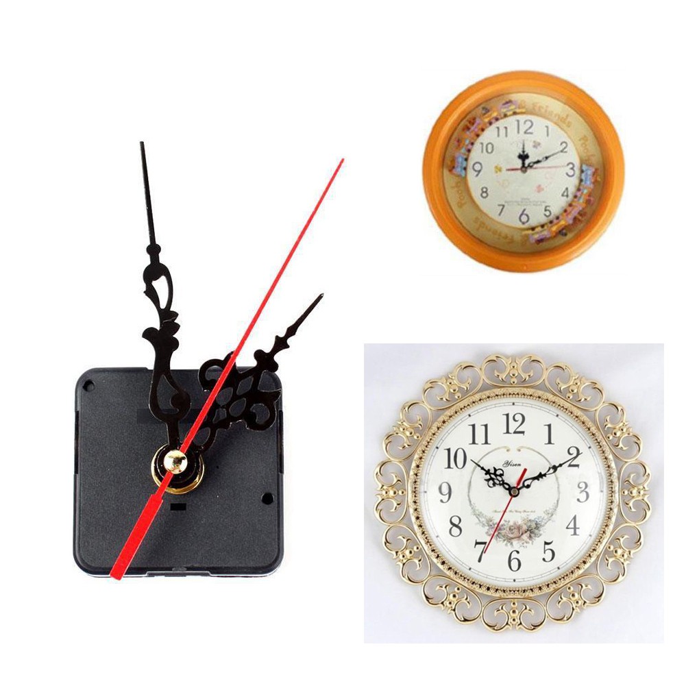 Clock Quartz Movement Mechanism Long Spindle Hand Wall Repair Parts Free Shippin gallery