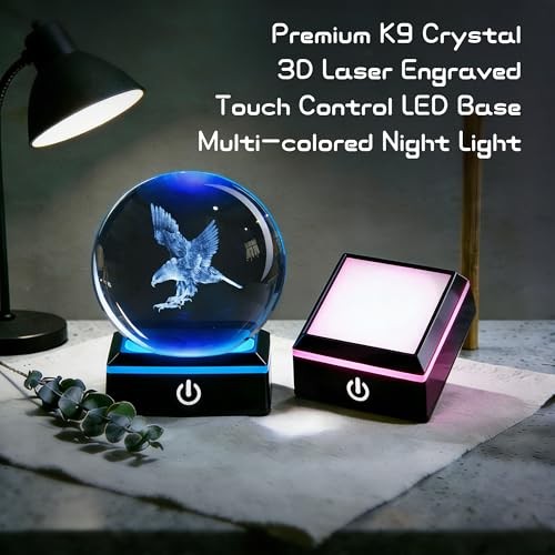 3D Eagle Crystal Ball Variable-Color Light Base Night Light, a Popular eagle gallery