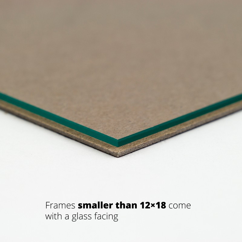 Craig Frames Essentials, 1" Wide Brushed Silver Picture Frame With a Mat gallery