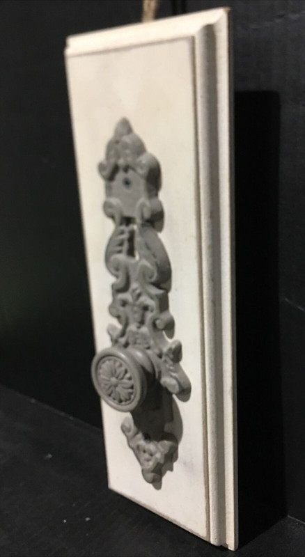 Spring Rustic Charm Door Knob Hanging Wall Decor 13.24” X 4.75” Grey/Cream New gallery
