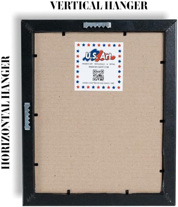 US ART Frames .75" Cherry Solid Wood Picture Poster Frames, S-B gallery