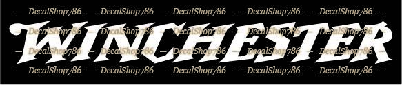 Winchester Firearms - Hunting/Outdoor Sports - Vinyl Die-Cut Peel N' Stick Decal gallery