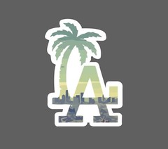 LA Sticker Palm Tree Cali Waterproof – Buy Any 4 For $1.75 Each Storewide!