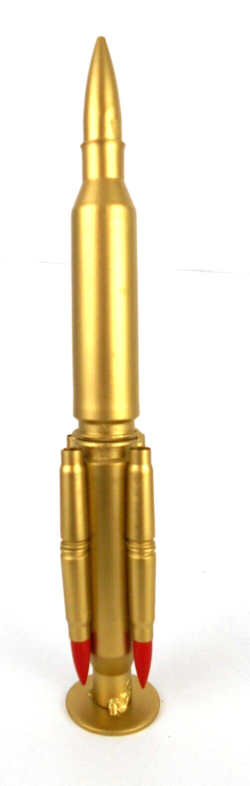 GUN BULLET ROCKET DISPLAY MAN CAVE DESK WEIGHT ART 10 1/2 INCHES gallery