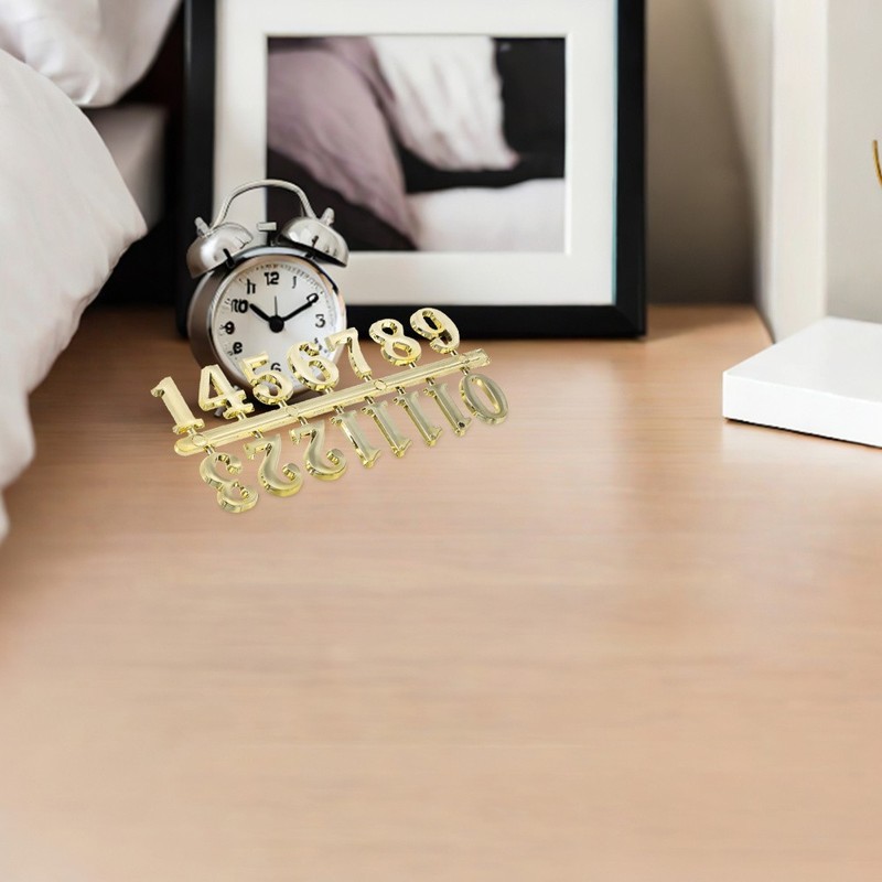 5 Sets Craft Clock Numbers Replacement Kit, 3D Wall Clock Arabic Numerals Set, gallery