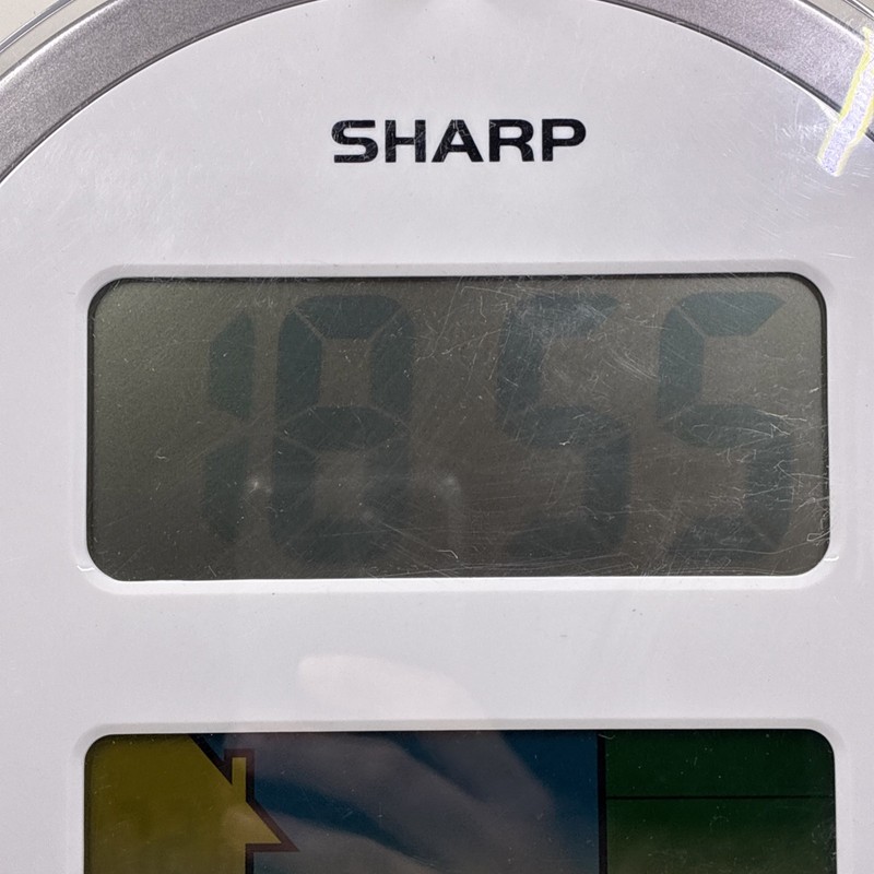 Sharp Atomic Digital Wall Clock SPC906 *DOES NOT HAVE EXTERNAL SENSOR* gallery