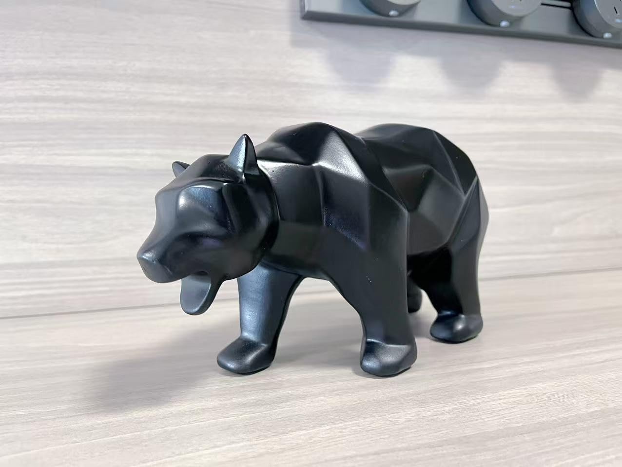 Abstract Geometric Sculptures,Creative Animals/Bear Statues Collectible Figur... gallery