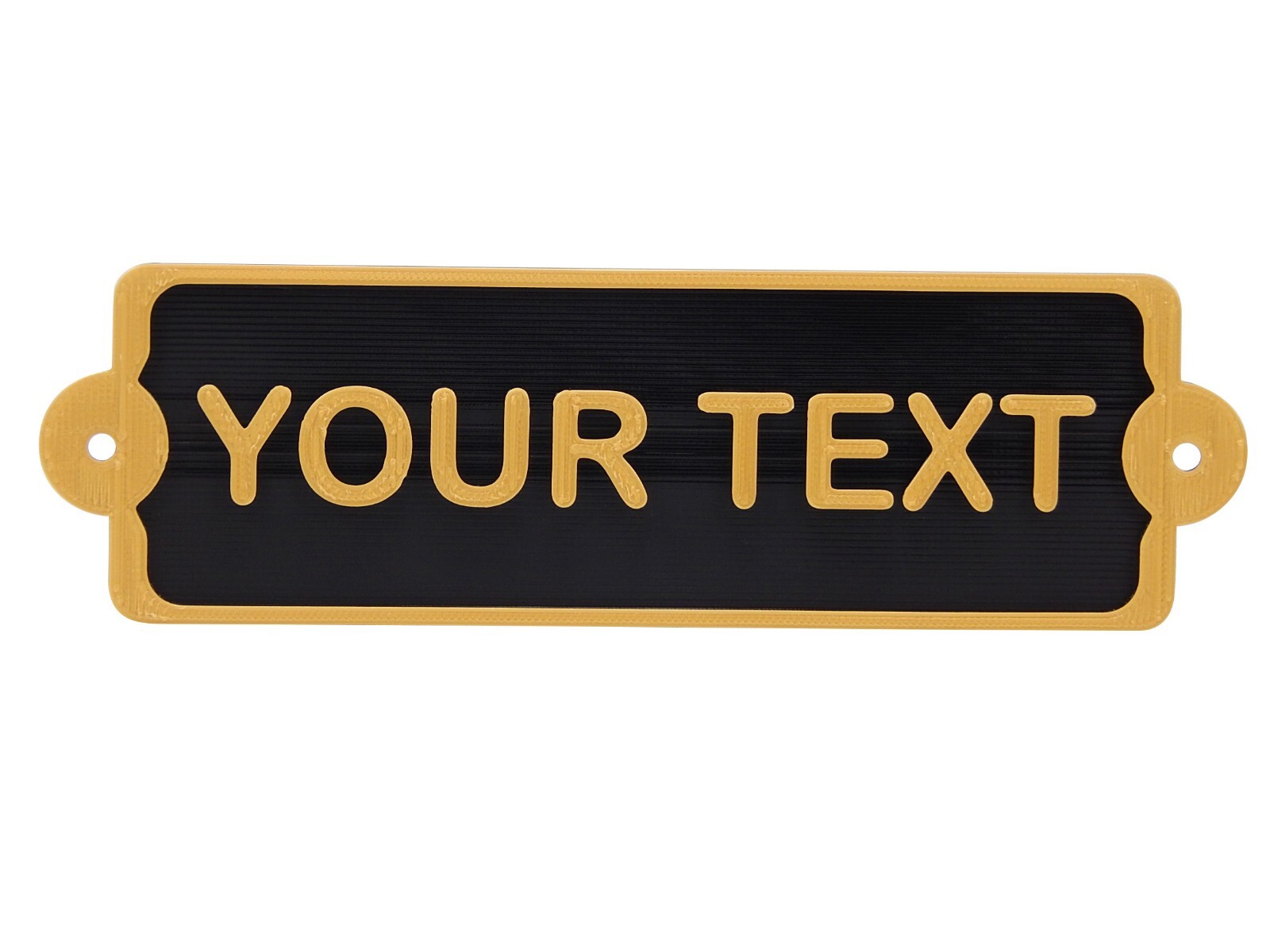 Plastic Custom Personalized Customized Vintage Style Sign Plaque Home Office gallery