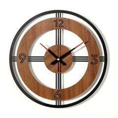 Large Wall Clock Decorative Wall Clock round Kitchen Clock Farmhouse Kitchen Dec
