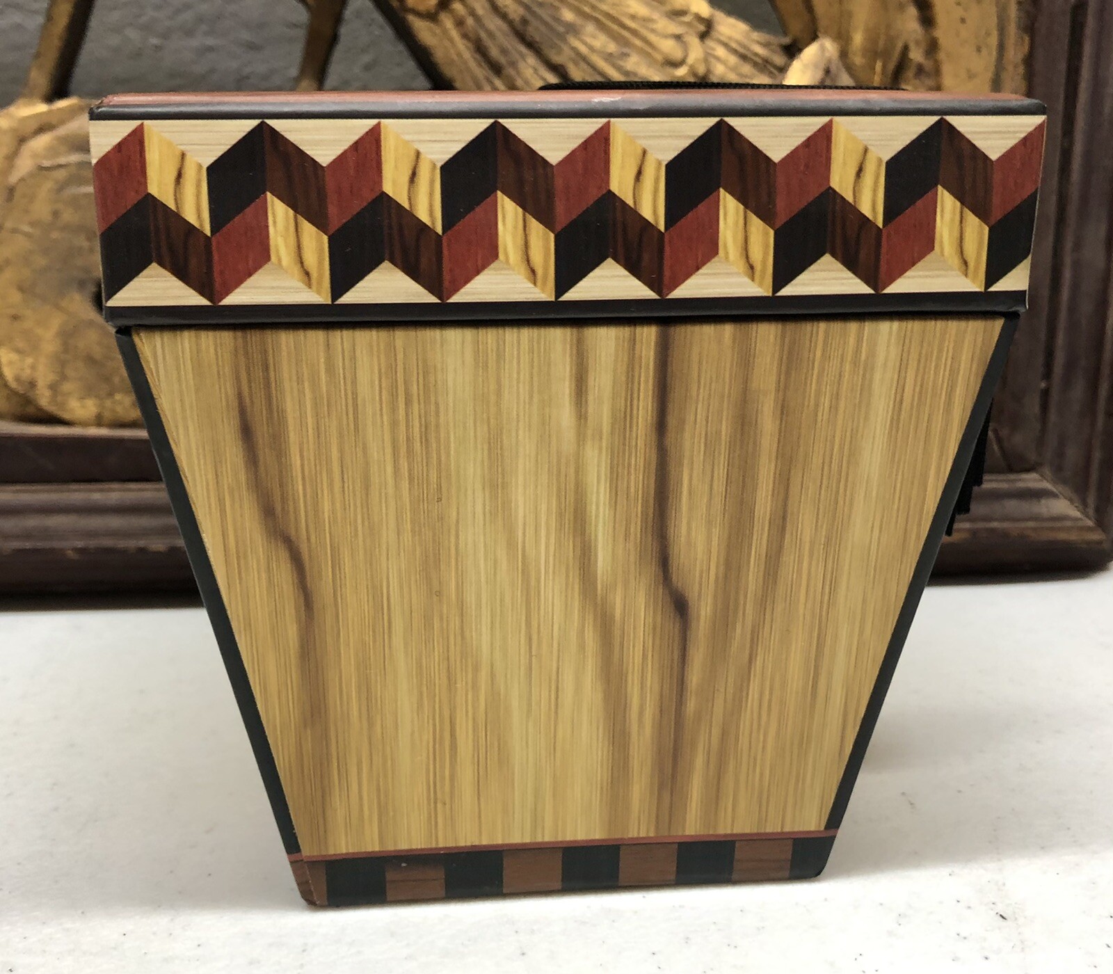 PUNCH STUDIO Into the Woods Pattern Storage / Home Decor Box gallery