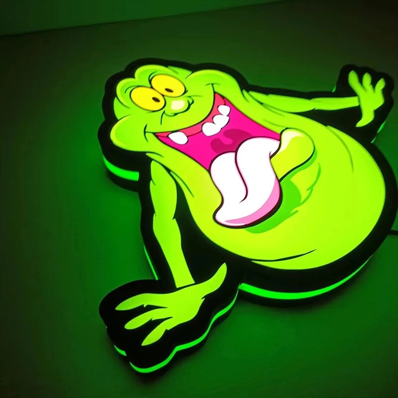 Ghostbusters 3D Printed LED Lightbox Wall Sign Gameroom Decor Children Gift gallery