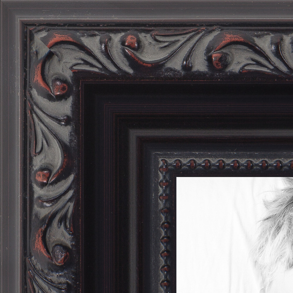ArtToFrames Custom Picture Poster Frame Black 1.25" Wide Wood 4625