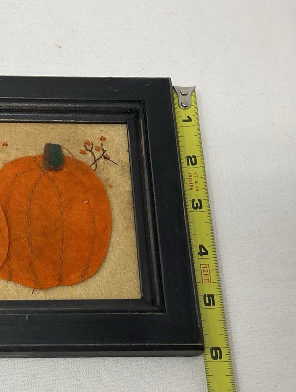 PLAYING IN THE PATCH Primitive Pumpkins Wall Art 6" x 18" Ready To Hang gallery