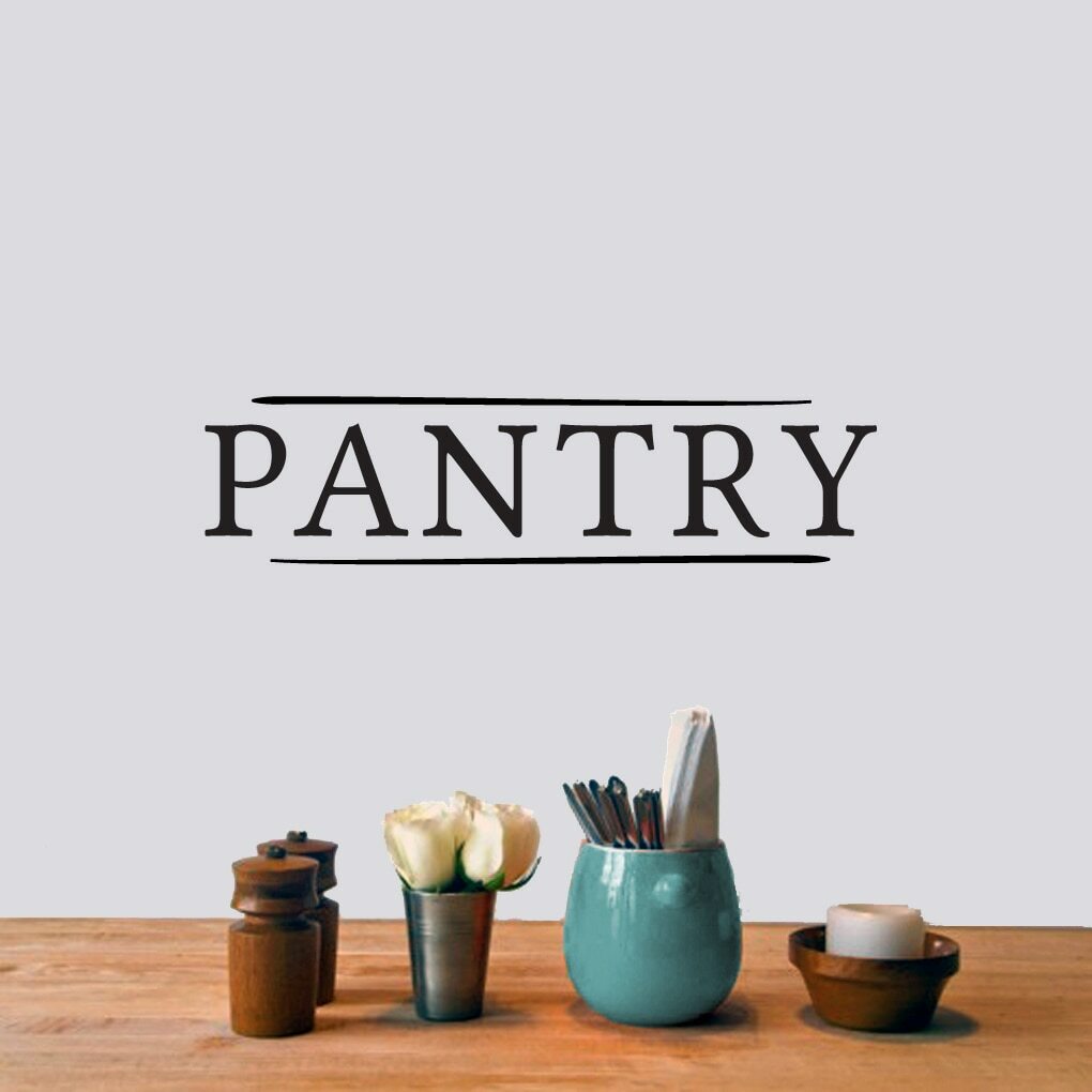 Pantry Wall Decal - Kitchen, Storage, Labels. Vinyl Sticker, Removable Decal gallery