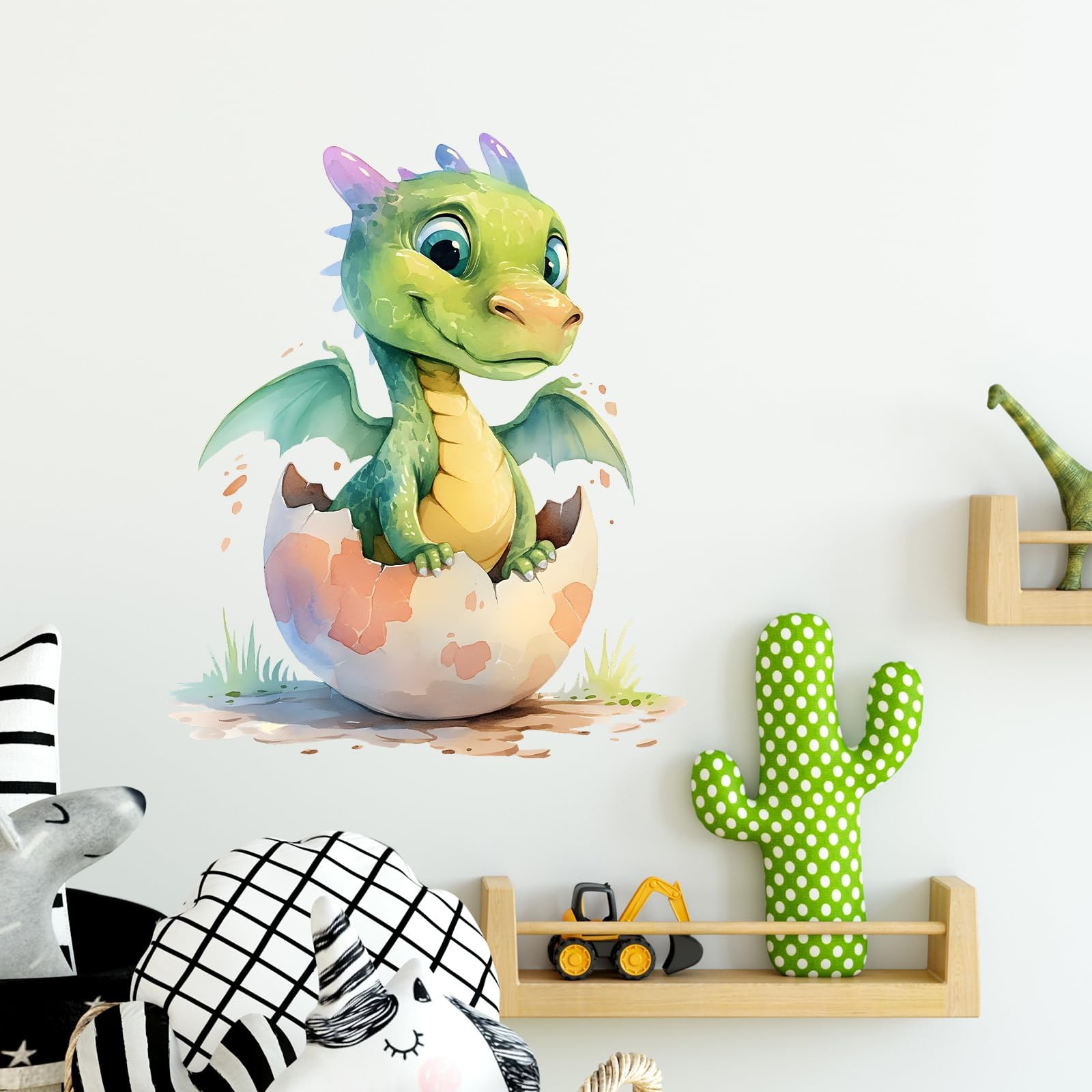 Hatching Dragon Wall Decals Removable Fantasy Vinyl Stickers for Nursery Kids... gallery