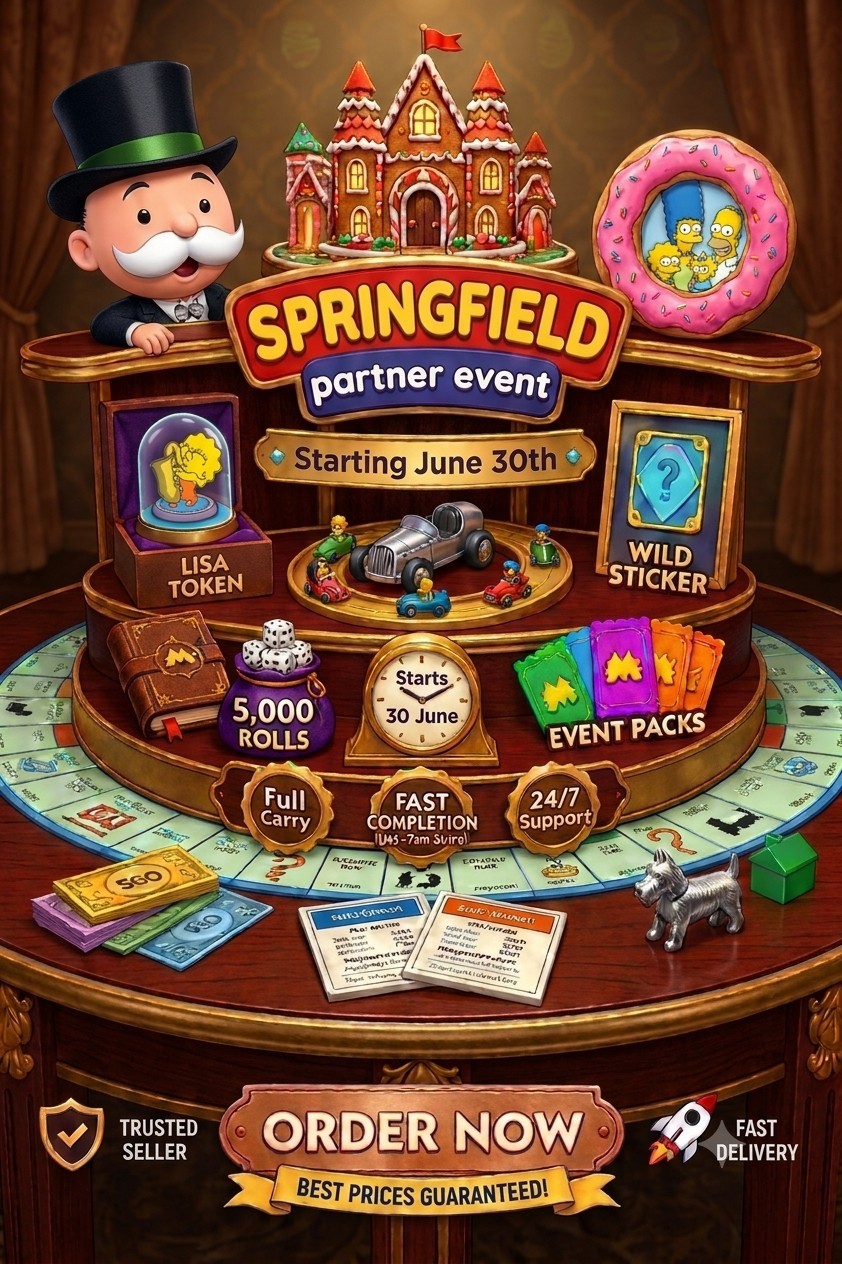 Monopoly Partner Event Go Springfield Partners Full Carry 80k Point ✨✅👍 gallery