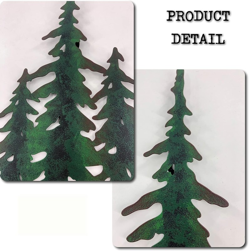 Rustic Pine Tree Wall Art Decor gallery
