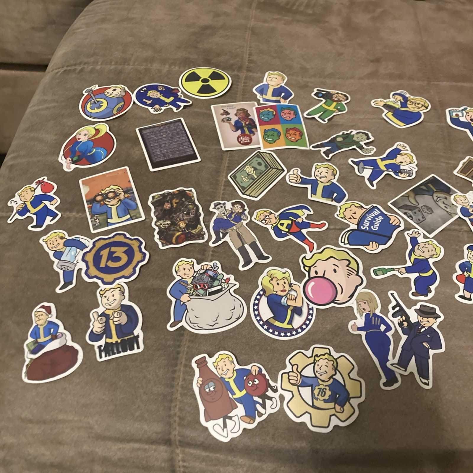 Fallout boy vault Sticker Decal RANDOM LOT OF 10! LAPTOPS, PHONES SKATEBOARD CUP gallery