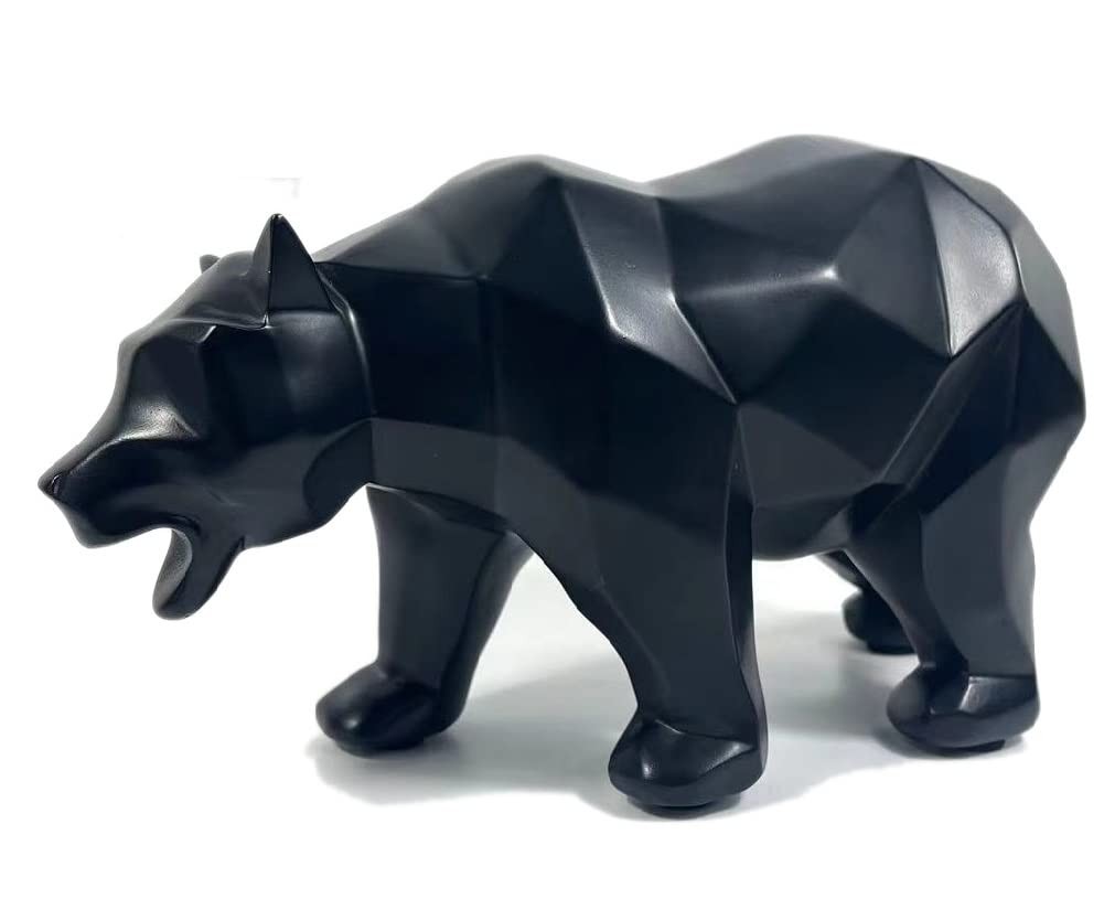 Abstract Geometric Sculptures,Creative Animals/Bear Statues Collectible Figur... gallery
