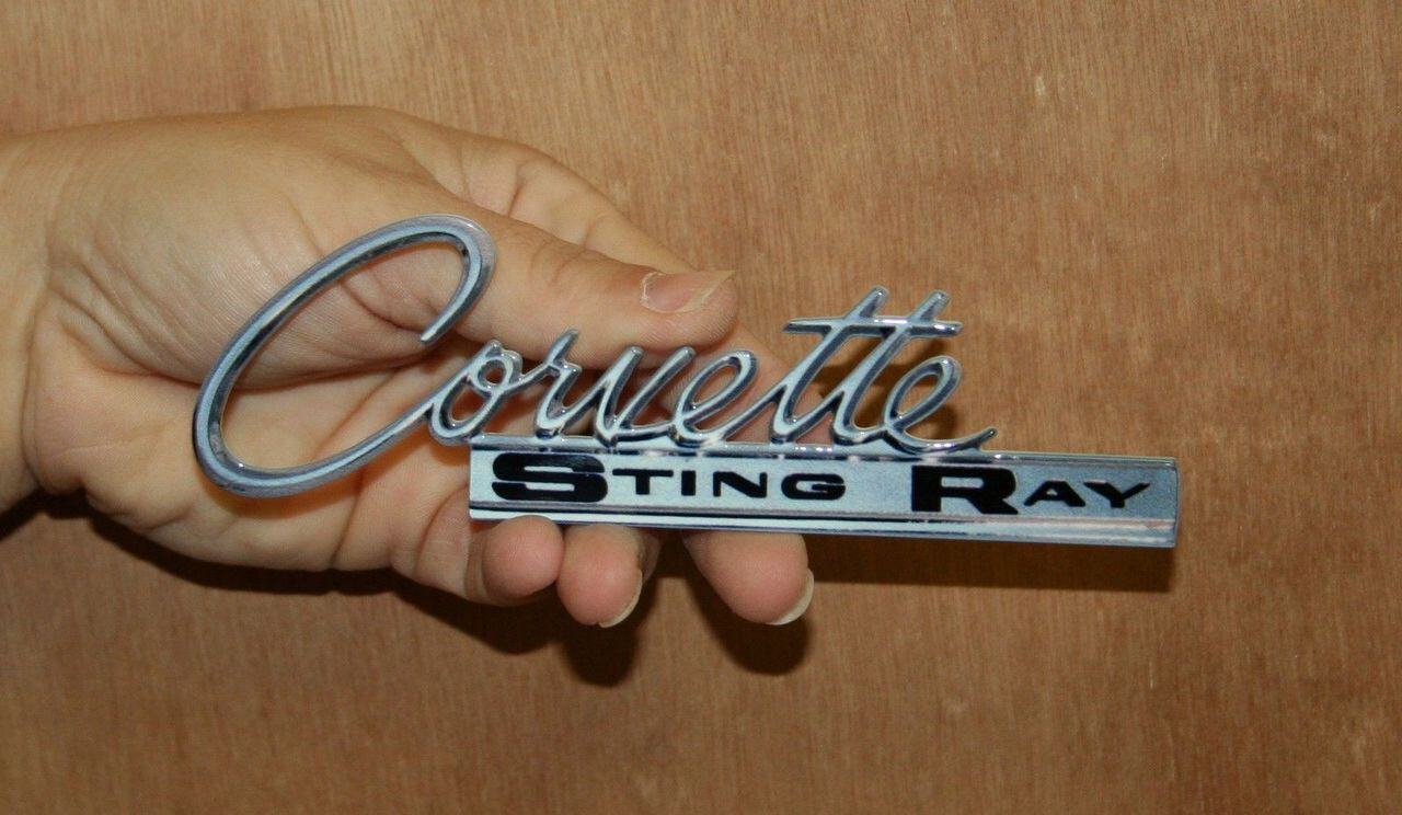 Corvette C2 C3 Side Script Emblem Steel Sign gallery