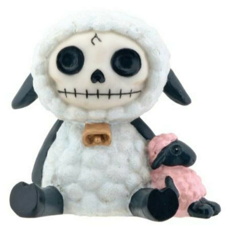 SUMMIT COLLECTION Furrybones Wooolee Signature Skeleton in White Sheep... gallery