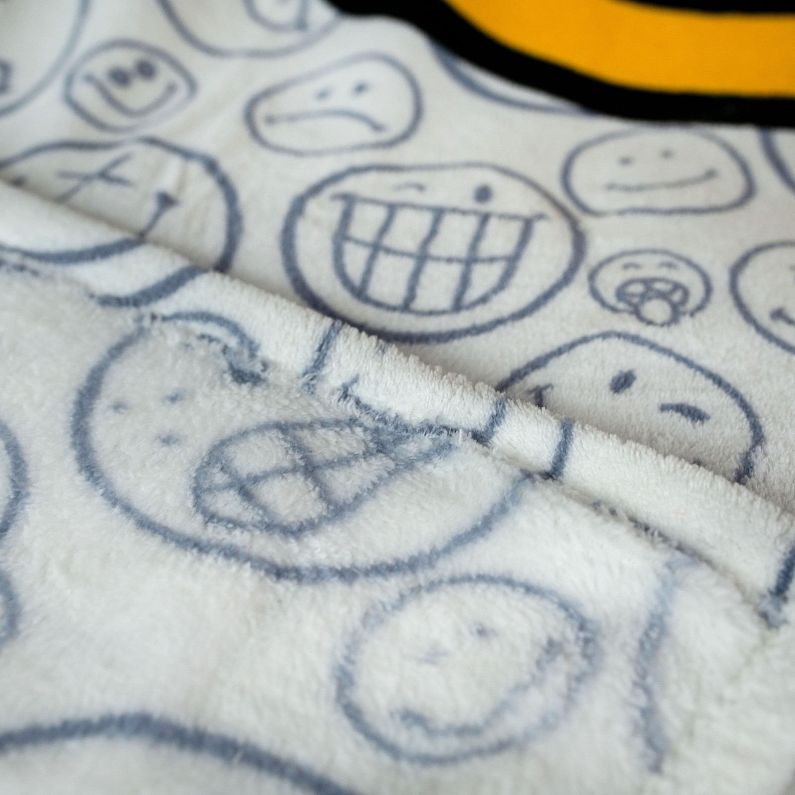 OFFICIAL Smiley World Soft Throw Blanket | Cute Plush Blanket | 50 x 60 Inches gallery