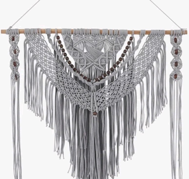 Handmade Weaved Macrame Wall Decor Cotton gallery