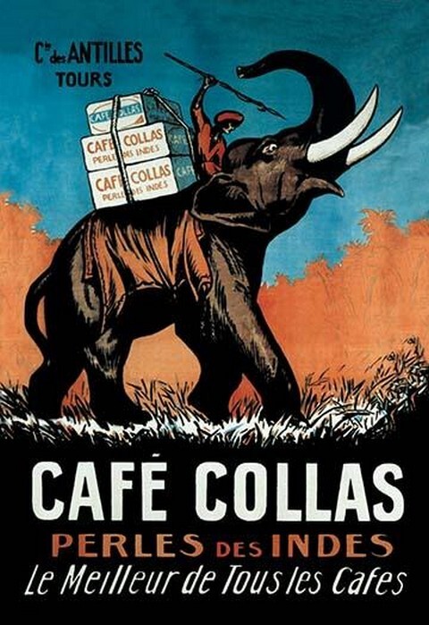 Cafe Collas Anonymous Poster Print