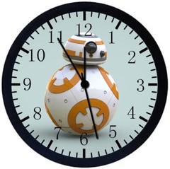 Star Wars BB-8 Wall Clock 12″ Large Personalized option with adding names E214