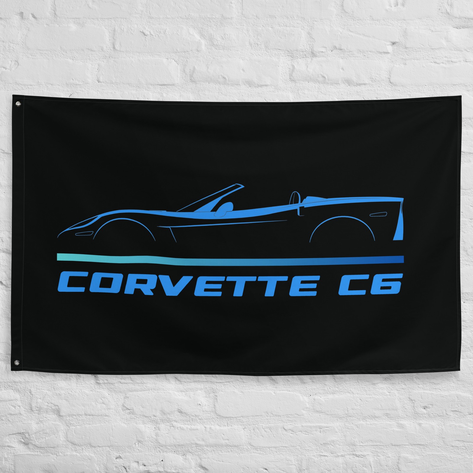 Corvette C6 Convertible 2004-2013 Car Flag 3x5ft Banner Supercar Gift gallery