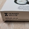 Howard Miller Round Black Table Clock 645-136 Eclipse - New! gallery