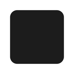 Rounded Square Shape Vinyl Decal Box Shape Sticker