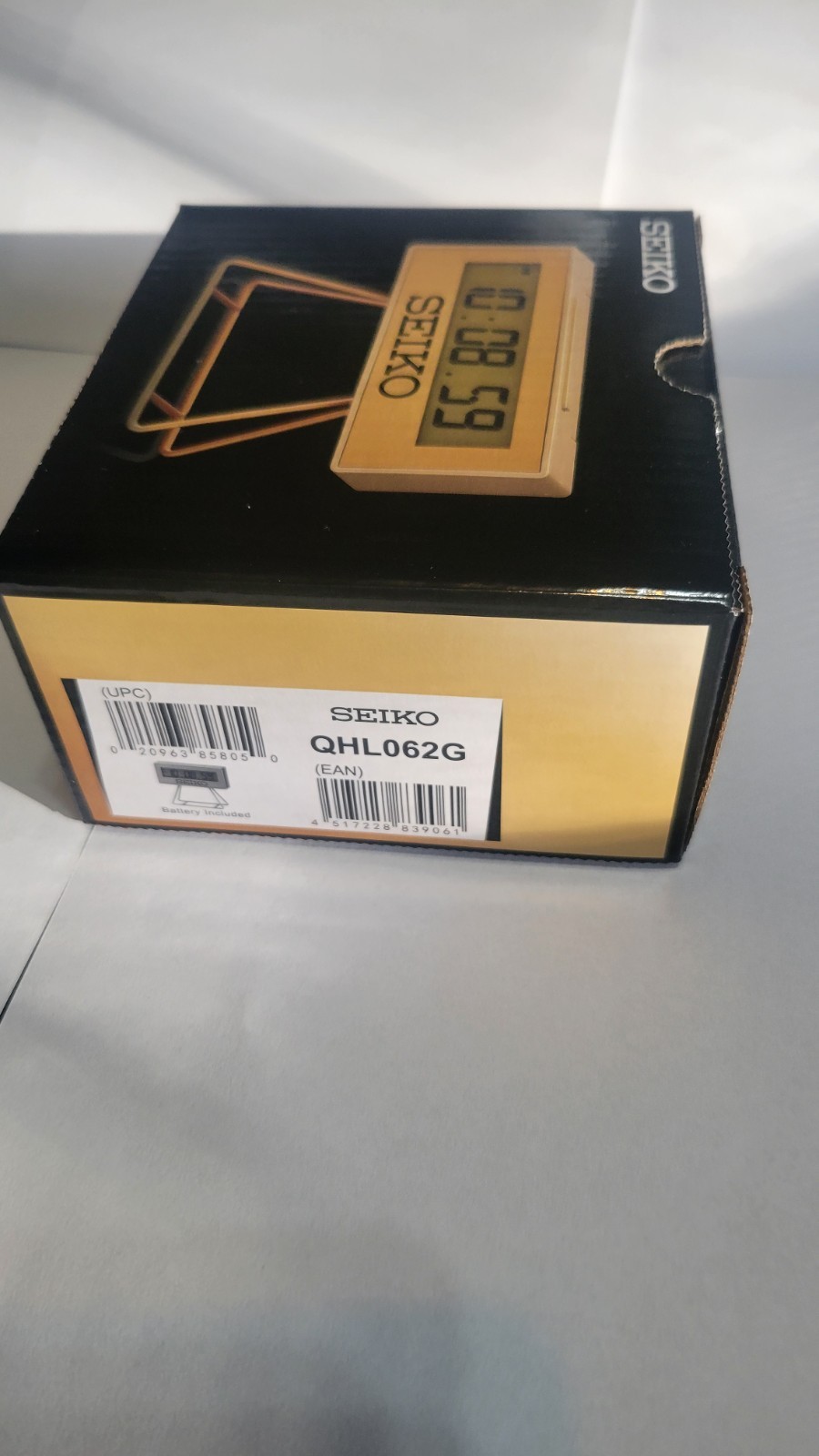 Seiko Countdown Style LCD Digital Alarm Clock QHL062G SQ815Y Desktop Quartz NEW gallery