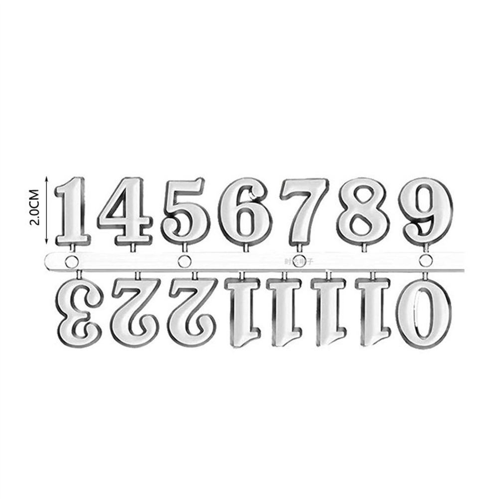 ?Clock Numerals Single High 2 Cm Wall Clock Beautify Decoration Easy To Use gallery