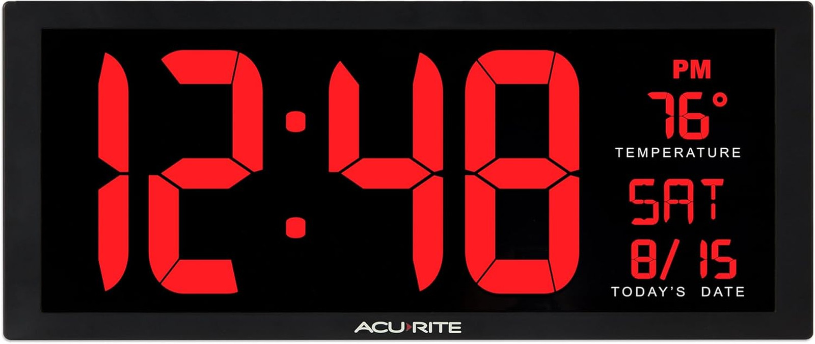 Digital Clock, 14.5-Inch / Red gallery