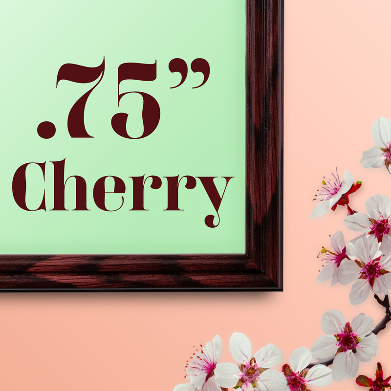 US ART Frames .75" Cherry Solid Wood Picture Poster Frames, S-B gallery