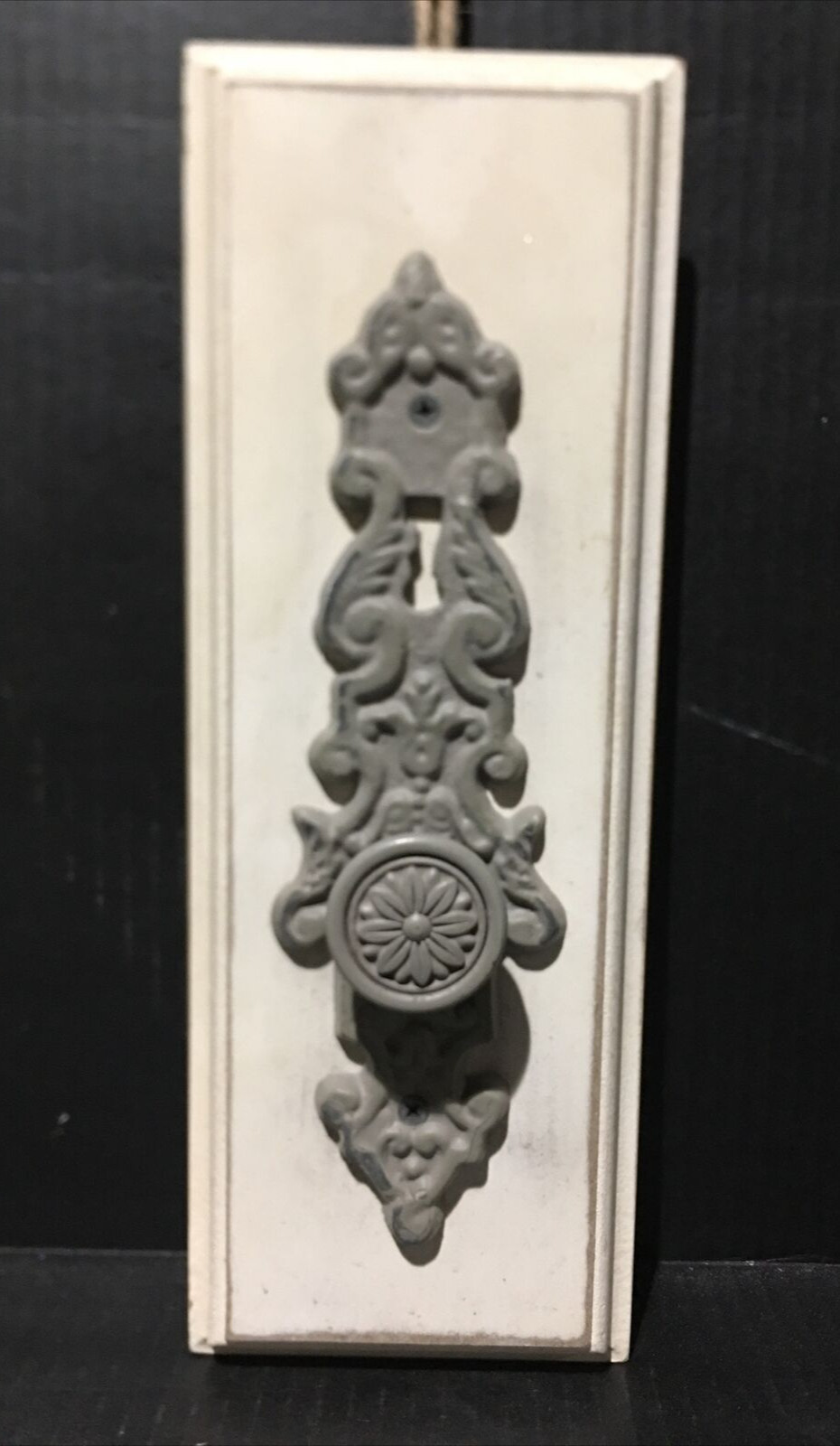 Spring Rustic Charm Door Knob Hanging Wall Decor 13.24” X 4.75” Grey/Cream New gallery