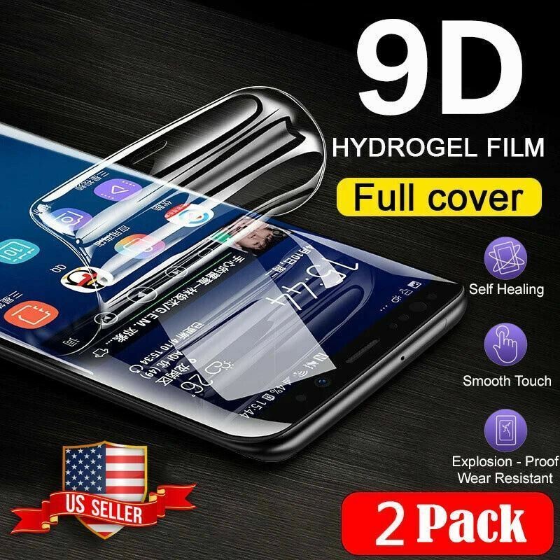 2-pack 9D TPU Hydrogel Screen Protector Samsung S22 Ultra S10 S9 S8 Plus Note 20 gallery